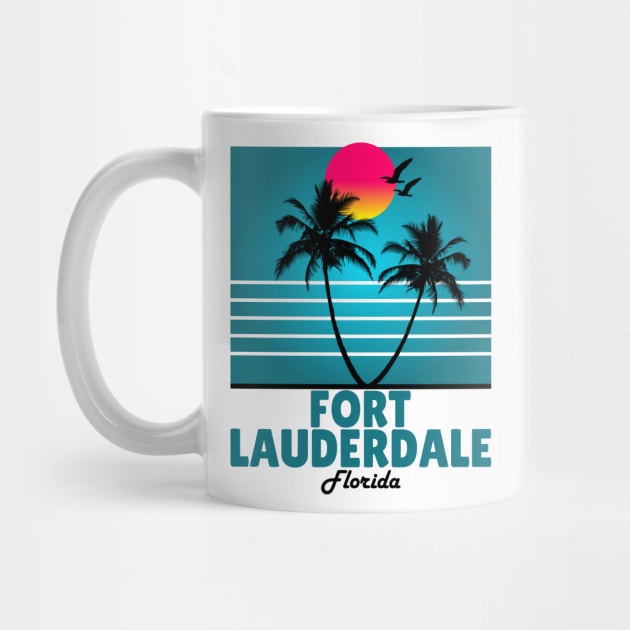 Fort Lauderdale Florida Souvenir T-Shirt T-Shirt by SunsetParadise